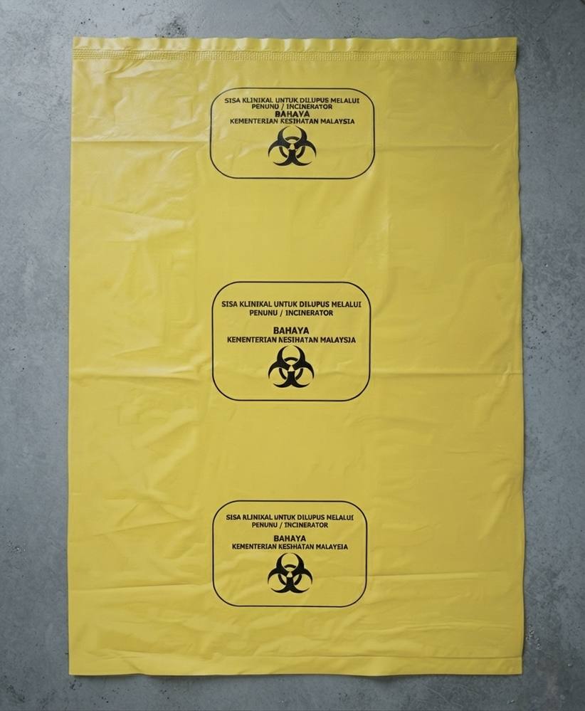 Biohazard Yellow Bag 660mm x 980mm