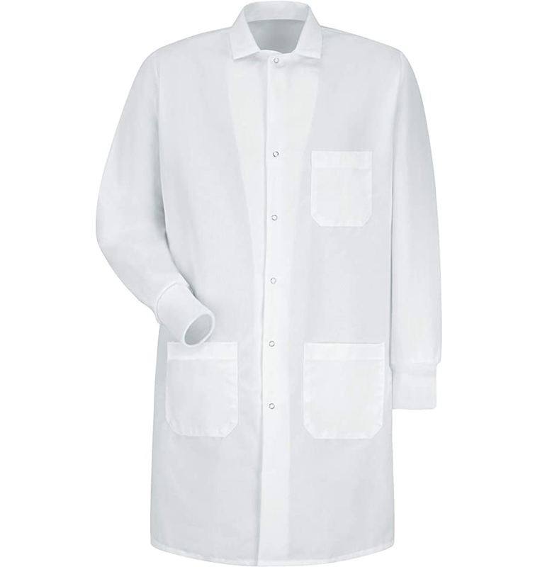 Lab Coat White Cotton Drill